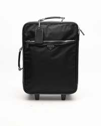 Prada Tessuto Saffiano Luggage Trolley Travel Bag