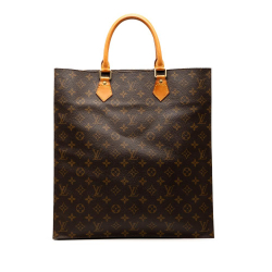 Louis Vuitton B Louis Vuitton Brown Monogram Canvas Fabric Monogram Sac Plat France