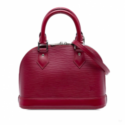 Louis Vuitton Alma BB Epi Leather Top-Handle Handbag Pink
