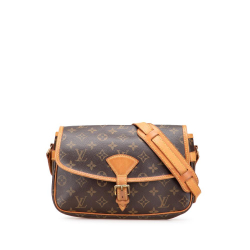 Louis Vuitton B Louis Vuitton Brown Monogram Canvas Canvas Monogram Sologne France