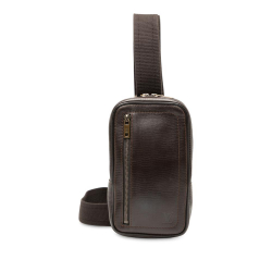 Louis Vuitton B Louis Vuitton Brown Dark Brown Calf Leather Utah Sioux France