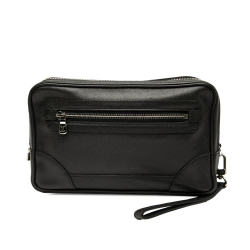 Louis Vuitton B Louis Vuitton Black Taiga Leather Leather Taiga Neo Pavel France