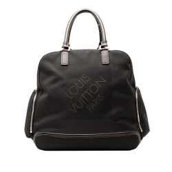 Louis Vuitton B Louis Vuitton Black Canvas Fabric Damier Geant Aventurier Polaire France