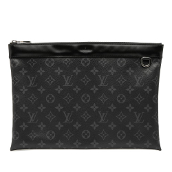 Louis Vuitton B Louis Vuitton Black Monogram Canvas Fabric Monogram Eclipse Discovery Pochette GM France