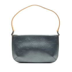 Louis Vuitton AB Louis Vuitton Blue Navy Calf Leather Monogram Mat Fowler France