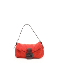 Fendi Wool Baguette Bag