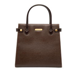 Burberry B Burberry Brown Dark Brown Calf Leather Tote United Kingdom