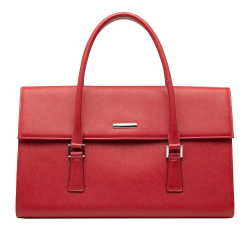 Burberry B Burberry Red Calf Leather Handbag United Kingdom