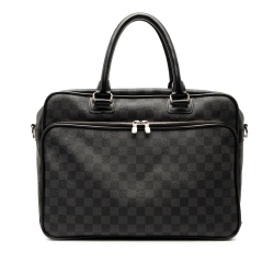 Louis Vuitton B Louis Vuitton Black Damier Canvas Fabric Damier Graphite Icare France