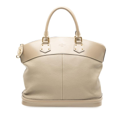 Louis Vuitton B Louis Vuitton Brown Beige Suhali Leather Leather Suhali Lockit MM France