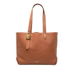 Louis Vuitton AB Louis Vuitton Brown Calf Leather Grained skin Low Key Cabas MM France