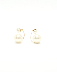 Christian Dior Pearl Tribales Earrings