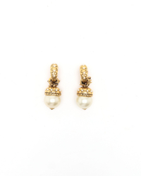 Loewe Dangling Pearl Clip-on Earrings