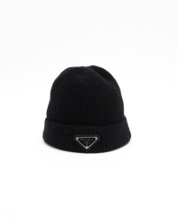 Prada Triangle logo Knit Beanie