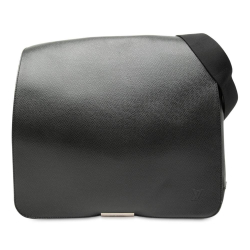 Louis Vuitton B Louis Vuitton Black Taiga Leather Leather Taiga Viktor France