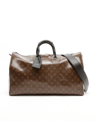 Louis Vuitton Monogram Glaze Keepall Bandouliere 50 Bag