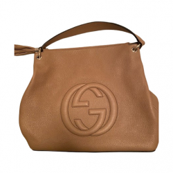 Gucci Soho Tassel Hobo Bag Beige