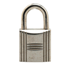 Hermès B Hermès Silver Palladium Metal Plated Cadena Lock and Key France