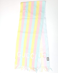 Gucci Logo Wool Scarf