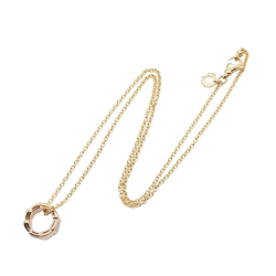 Bvlgari AB Bvlgari Gold 18K Yellow Gold Metal Mother of Pearl Serpenti Viper Pendant Necklace Italy