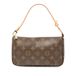 Louis Vuitton B Louis Vuitton Brown Monogram Canvas Fabric Monogram Pochette Accessoires France