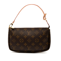 Louis Vuitton B Louis Vuitton Brown Monogram Canvas Fabric Monogram Pochette Accessoires France