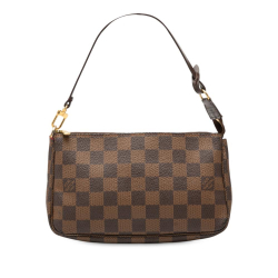 Louis Vuitton B Louis Vuitton Brown Damier Canvas Fabric Damier Ebene Pochette Accessoires Spain