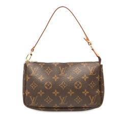 Louis Vuitton B Louis Vuitton Brown Monogram Canvas Fabric Monogram Pochette Accessoires France