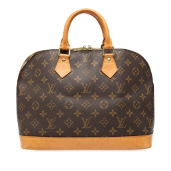 Louis Vuitton B Louis Vuitton Brown Monogram Canvas Fabric Monogram Alma PM United States