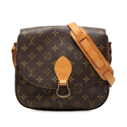 Louis Vuitton B Louis Vuitton Brown Monogram Canvas Fabric Monogram Saint Cloud GM France