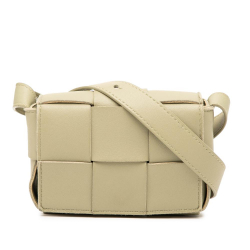 Bottega Veneta Brown Candy Nappa Intrecciato Cassette Crossbody Italy