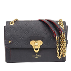 Louis Vuitton B Louis Vuitton Blue Navy Monogram Empreinte Leather Vavin PM France