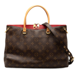 Louis Vuitton B Louis Vuitton Brown Monogram Canvas Fabric Monogram Pallas MM Spain