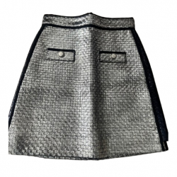 MSGM Silberner Rock Größe M