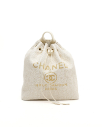 Chanel Deauville Tweed Backpack