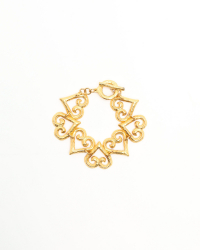 Saint Laurent Heart Bracelet