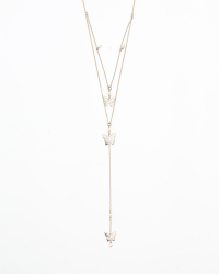 Christian Dior Butterfly Pearl Necklace