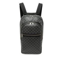 Louis Vuitton B Louis Vuitton Black Damier Canvas Fabric Damier Graphite Michael France