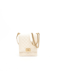 Chanel Caviar North South Boy Bag
