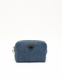 Prada Denim Toiletry Pouch