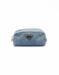 Prada Denim Toiletry Pouch