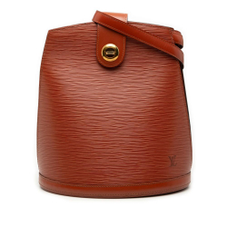Louis Vuitton B Louis Vuitton Brown Epi Leather Leather Epi Cluny France