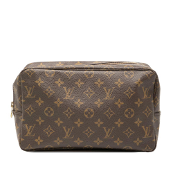 Louis Vuitton AB Louis Vuitton Brown Monogram Canvas Fabric Monogram Trousse Toilette 28 France