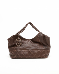 Chanel CC Caviar Coco Cabas Hobo Bag