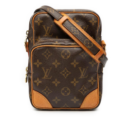 Louis Vuitton B Louis Vuitton Brown Monogram Canvas Fabric Monogram Amazone France