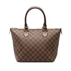 Louis Vuitton AB Louis Vuitton Brown Damier Canvas Fabric Damier Ebene Saleya PM France