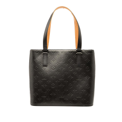 Louis Vuitton B Louis Vuitton Gray Dark Gray Calf Leather Monogram Mat Stockton Spain