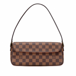 Louis Vuitton Recoleta Canvas Shoulder Bag Damier Ebene