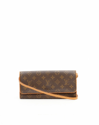 Louis Vuitton Monogram Pochette Twin GM Bag