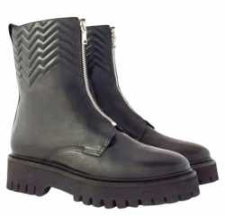 Maje QUILTED BOOTS WITH ZIP